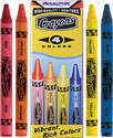 4 Assorted Crayons