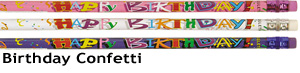 Birthday Confetti Pencils