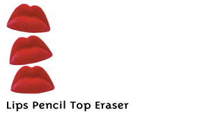 Lips Pencil Top Eraser