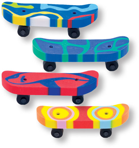 Skateboard Eraser