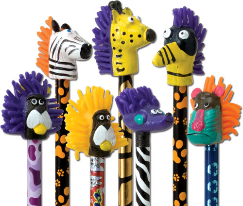 Squishy Cartoon Animal Pencil Topper