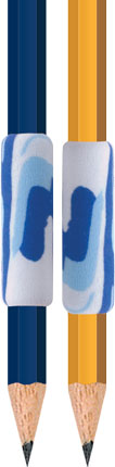 Blue Swirl Pencil Grips