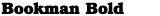 Bookman Bold