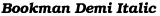 Bookman Demi Italic
