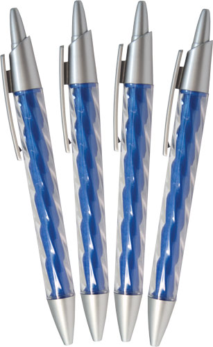 Blue Pearlescent Helix Pen - Blank Blue Pearlescent Helix Pen - Blank