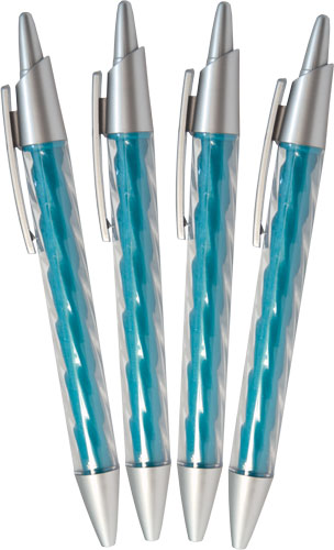 Teal Pearlescent Helix Pen - Blank Teal Pearlescent Helix Pen - Blank
