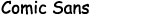 Comic Sans