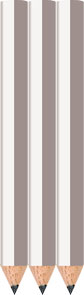 White Golf Pencils - Hexagon - Bulk