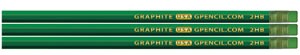 Pine Green Hexagon Pencils