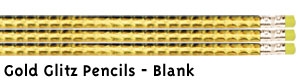 Gold Glitz Foil Pencils