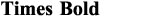 Times Bold