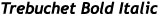 Trebuchet Bold Italic