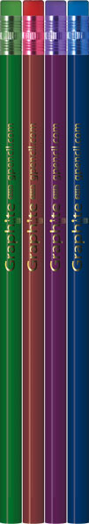 Dark Colored Pencil Assortment - Round