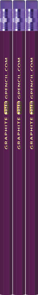 Purple Pencils - Hexagon