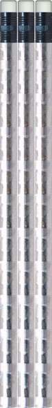 Silver Glitz Foil Pencils