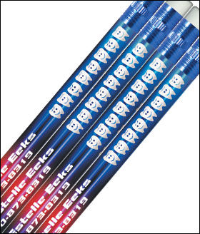 Rainbow Foil Pencil with Teeth