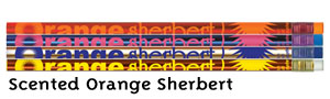 Scented Orange Sherbert Pencils