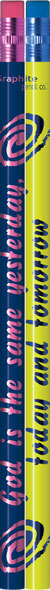 God is the Same Yesterday, Today, and Tomorrow Foil Pencils