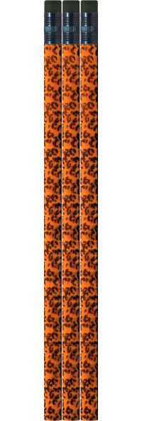 Cheetah Wild and Fuzzy Velvet Pencils