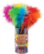 Hot Stripe Feather Pencils
