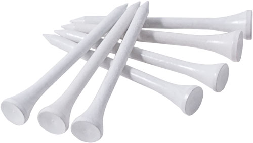 Golf Tees - White - 15 Count Bags - 2 1/8&quot;