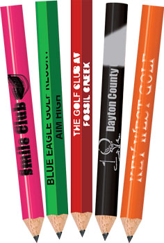 Misprinted Golf Pencils - No Eraser