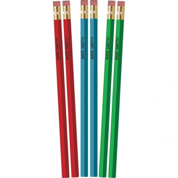 thumbnail image 2 of 12 Red HB Pencils Personalised With Your Name – High Quality Printed/Embossed 2 of 4