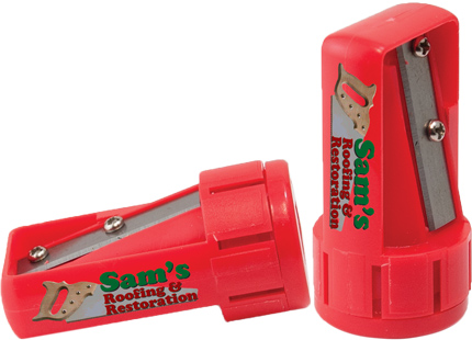 Carpenter Pencil Sharpeners - Full Color Digital Imprint