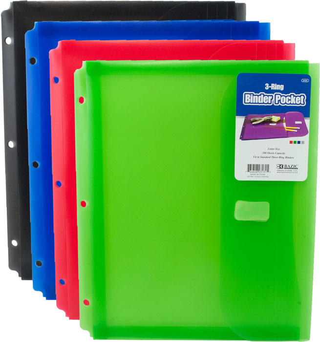 3 Ring Binder Pocket