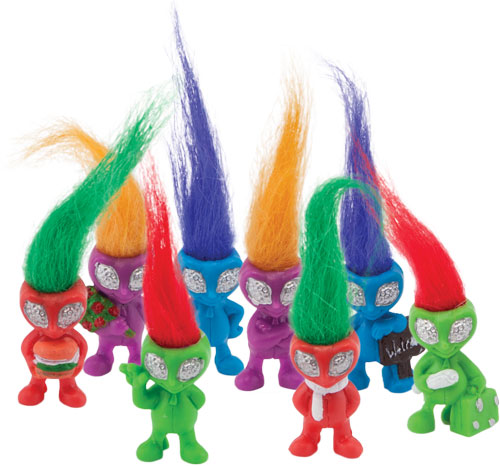 Alien Troll Pencil Topper