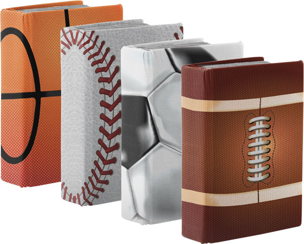 Assorted Sports 9&quot; x 11&quot; Stretchable Book Covers