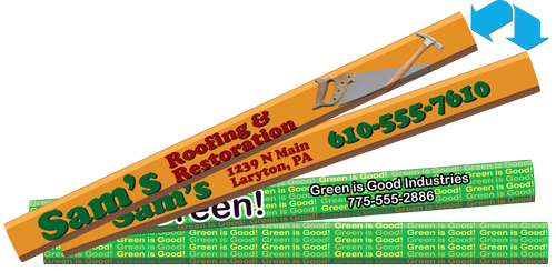 Custom Carpenter Pencils - 2 Sided Full Color Digital Imprint