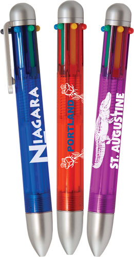 Color Click Personalized Pen - 1 Color Imprint