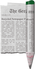Newspaper Pencils