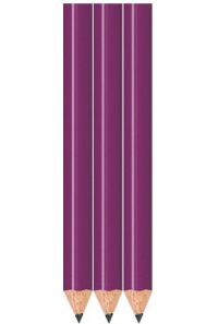 Gemstone Amethyst Golf Pencils - Round - Bulk