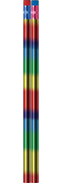 Rainbow Metallic Foil Pencils