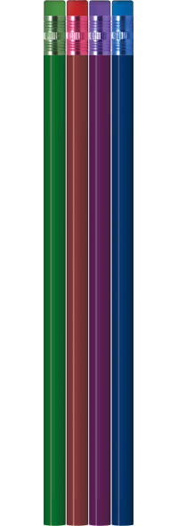 Dark Colored Pencil Assortment - Round - Blank