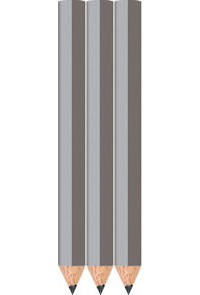 Silver Golf Pencils - Hexagon - Bulk