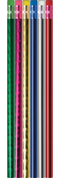 Assorted Glitz and Metallic Foil Pencils