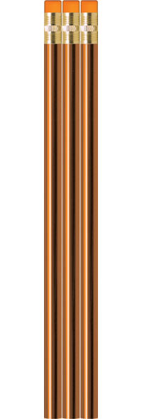 Orange Metallic Foil Pencils