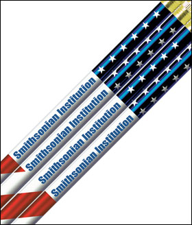 Promotional Patriotic Pencils - 1 Color Imprint