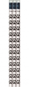 Black Paw Print Pencils