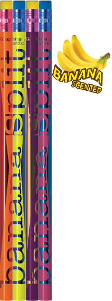 Scented Banana Split Pencils