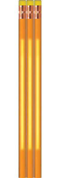 Orange Mood Pencils - Blank