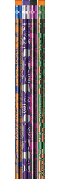 Budget Foil Pencils - Petroglyph Design