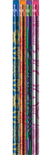 Budget Foil Pencils - Groovy