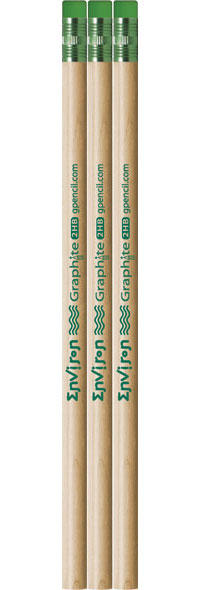 Environ Natural Wood Pencils - Non-Lacquered