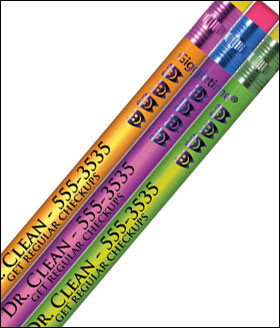 Tooth Heat Activated Pencils - 1 Color Imprint