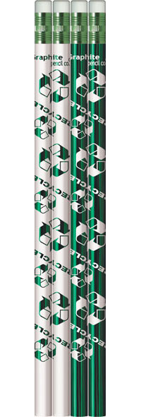 Recycle Metallic Foil Pencils