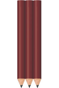 Maroon Golf Pencils - Round - Bulk
